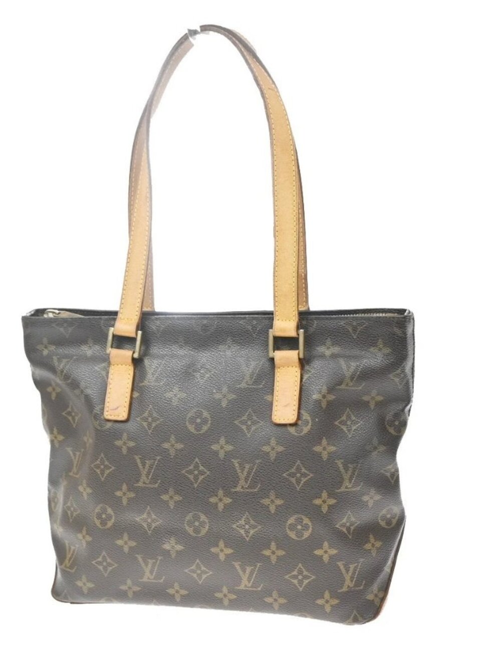 LOUIS VUITTON Cabas Piano Shoulder Bag Monogram Leather Brown USA M51148 82KD499